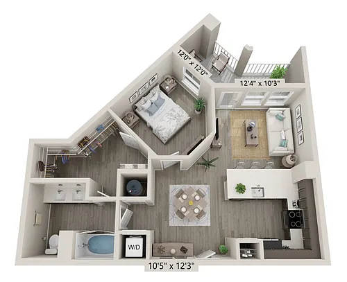 Floor plan A3C
