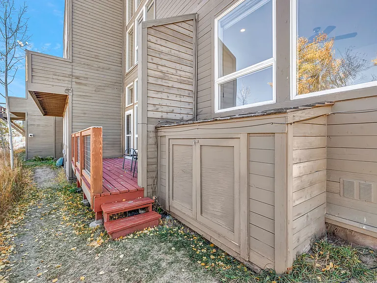 Back deck shed
