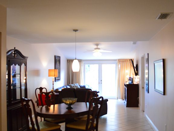 Open concept living/dining