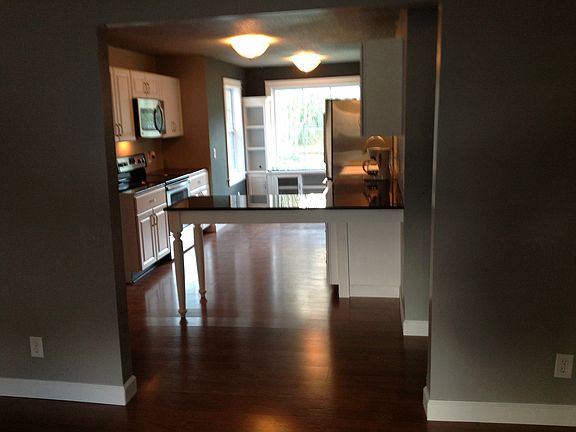 Kitchen open to Living room