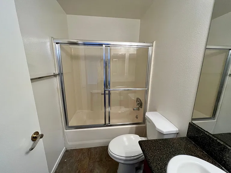 Bathroom at night