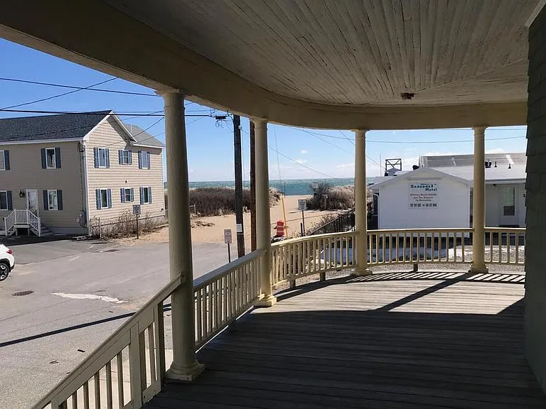 Wide porch