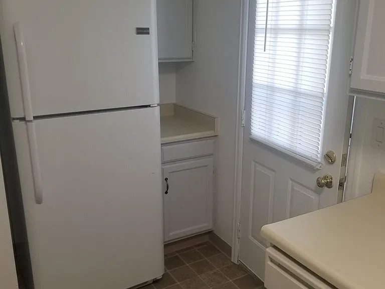 Kitchen - refrigerator and back door - Main Level