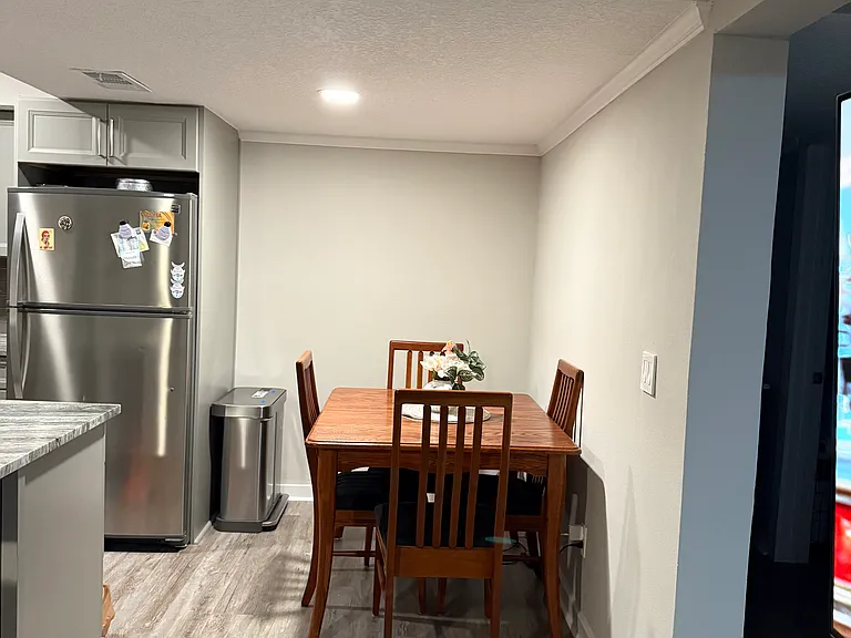 Dining area beside the kitchen
