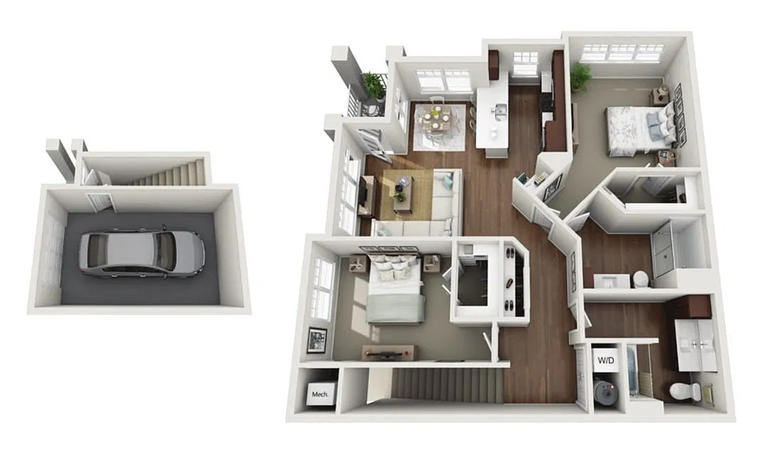Floor plan 2C