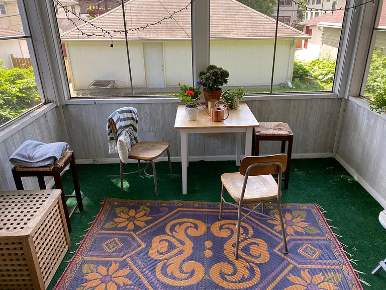Back porch for main level