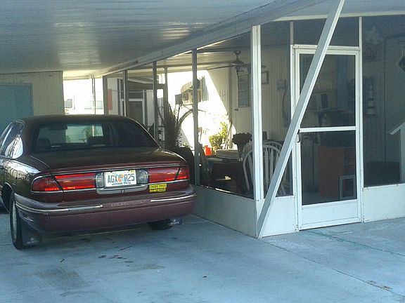Large carport with storage 