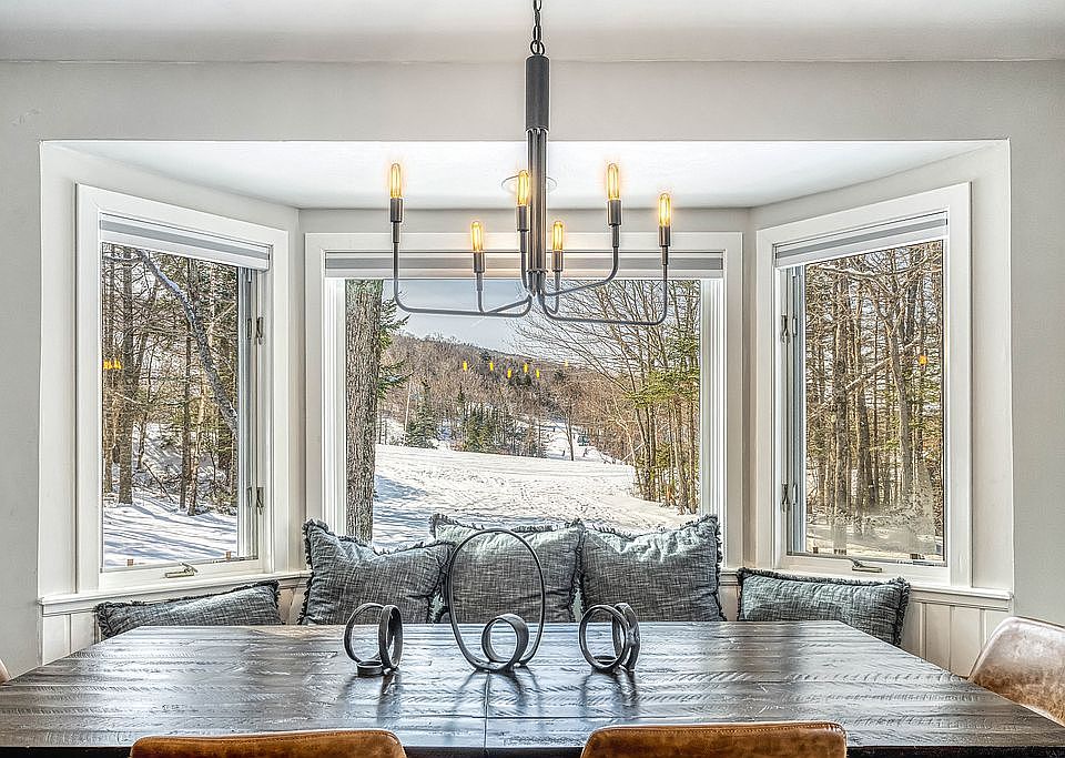 View of gondola from window