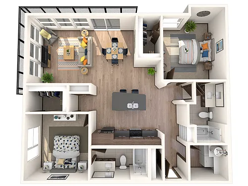 Floor plan B1a