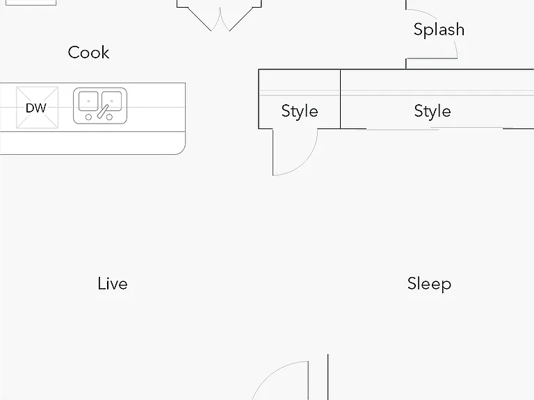Fairfax | 1-Bedroom Floorplan Fairfax | 1-Bedroom Floorplan