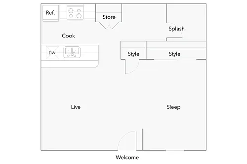 Floor plan Fairfax