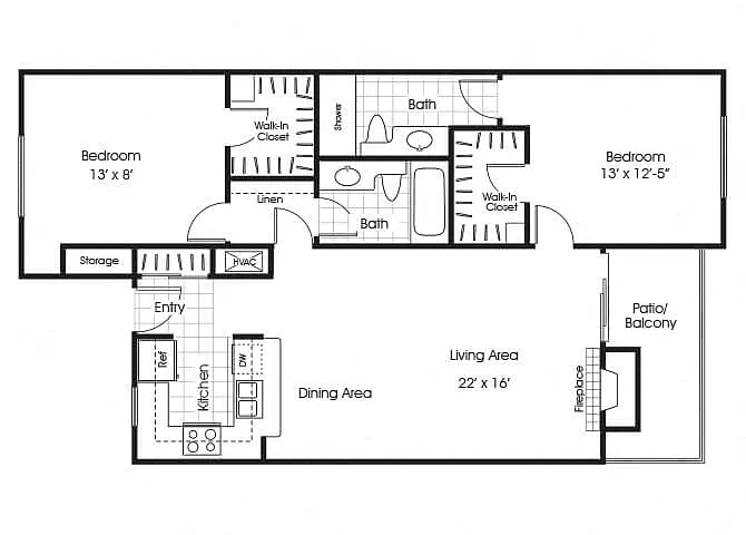 Floor plan B2