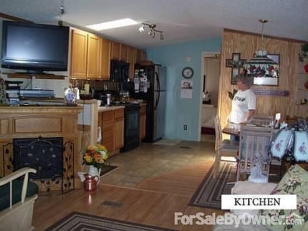 living room to kitchen, other side