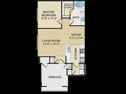 Floor plan A1
