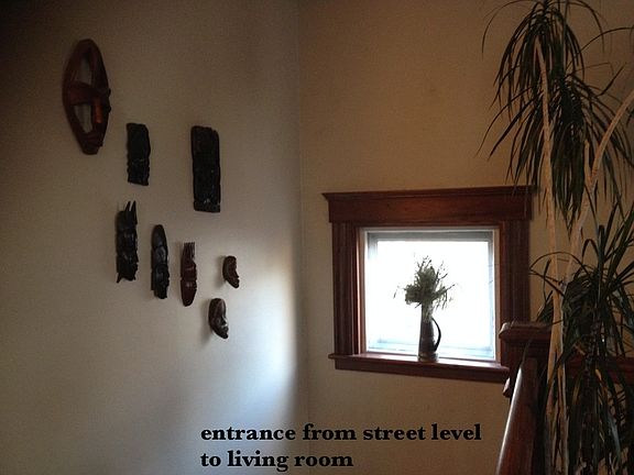 up the stairs to the 2nd floor