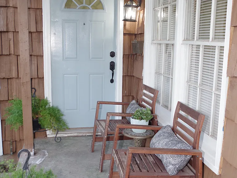Cozy front porch