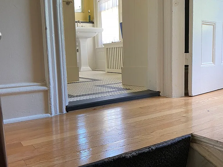 Stair landing and 2nd floor bath