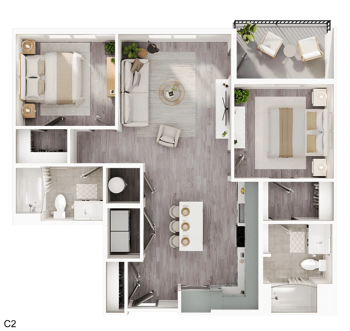 Floor plan C2