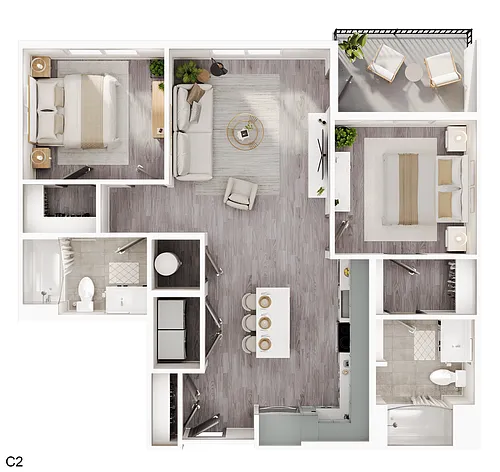 Floor plan C2