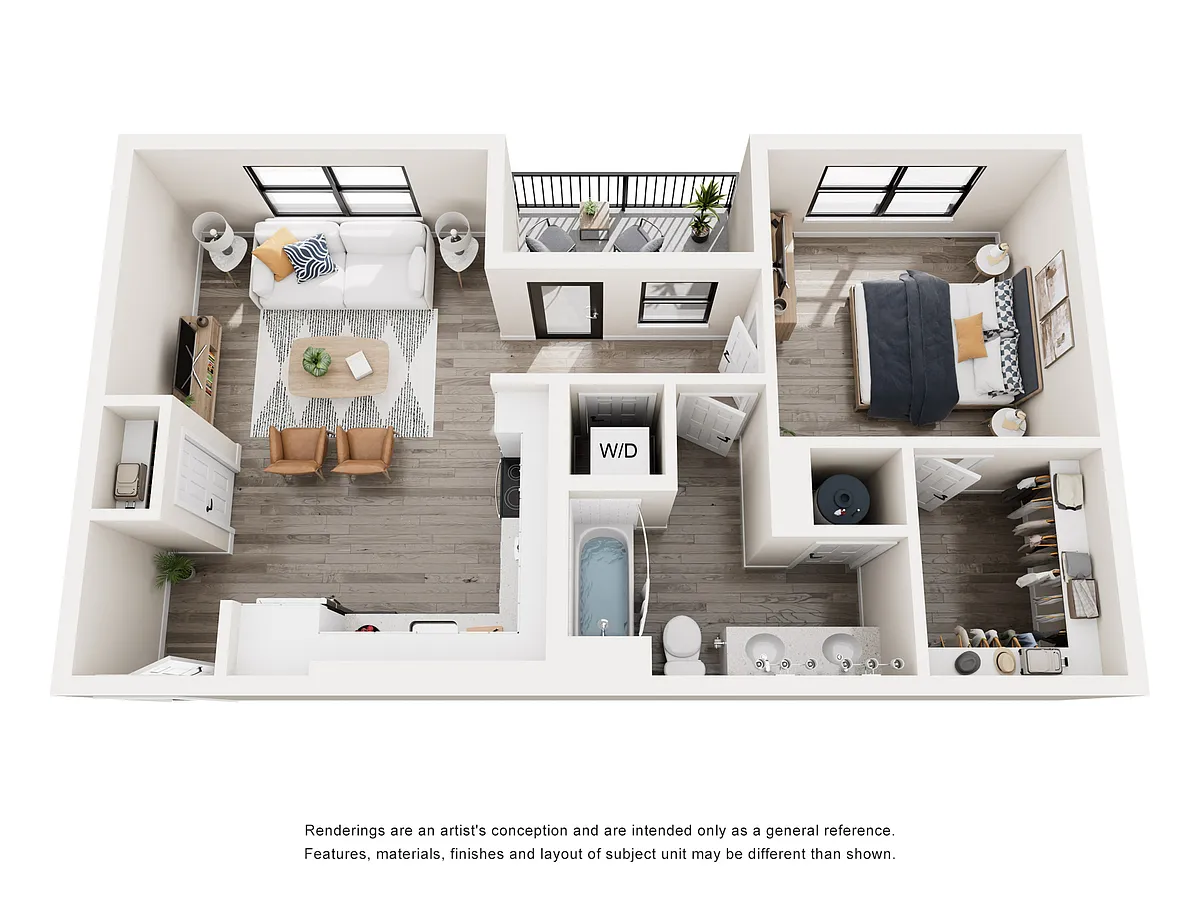 Floor plan The Aspen 1A.1