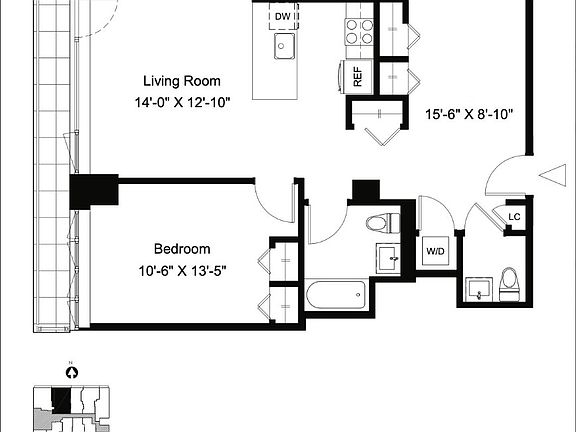 2nd image of 321 W 37th St APT 8C