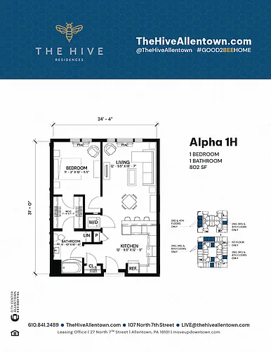 Floor plan Alpha 1H