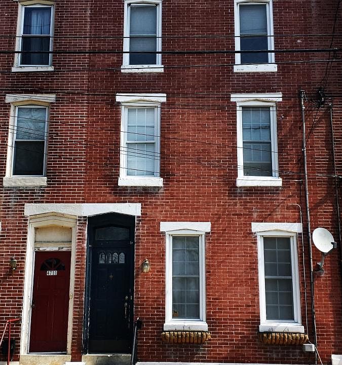 Front Entrance to Brownstone on Rare Cobblestone Street