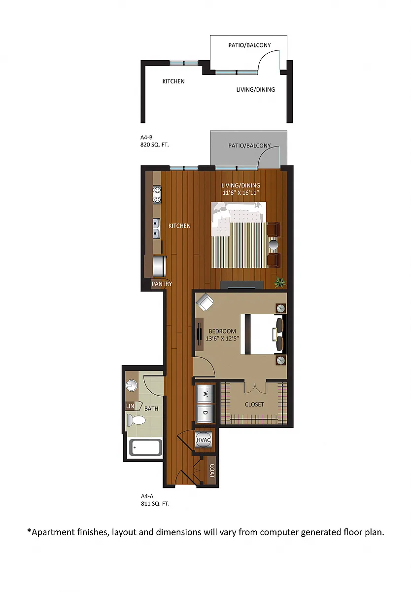 Floor plan A4-B