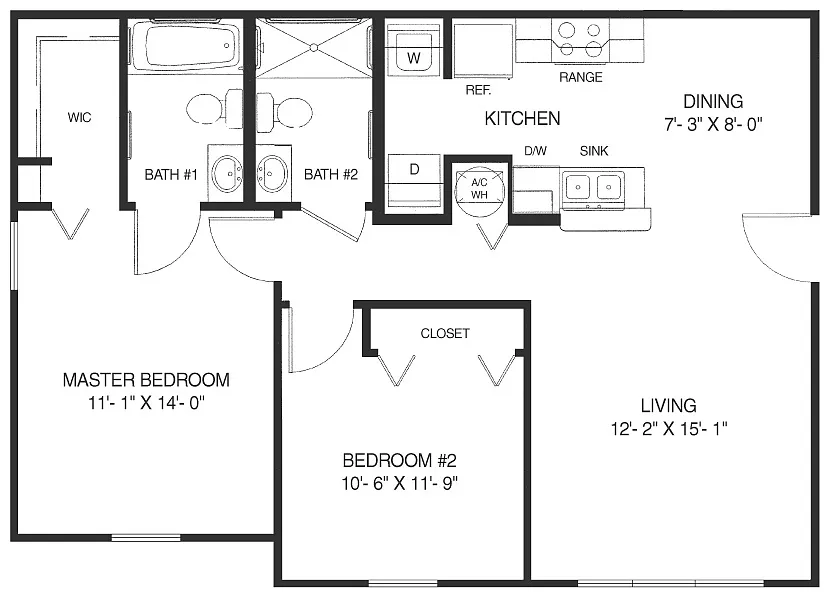 Floor plan The Talisman 60%