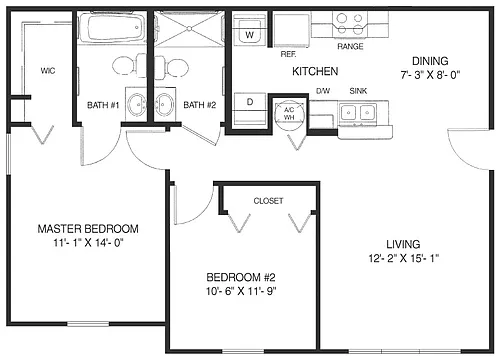 Floor plan The Talisman 60%