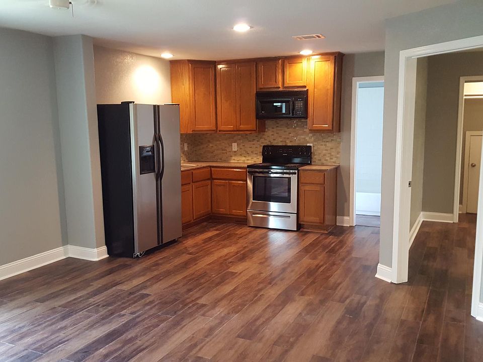 Living room and kitchen