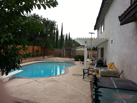 part of backyard/pool