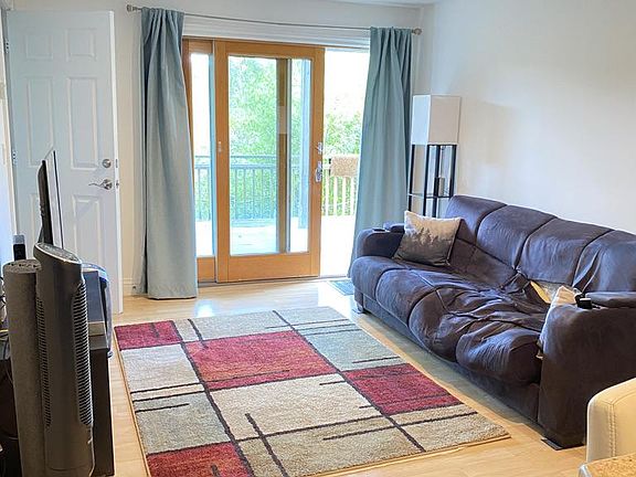 Living Room with patio doors
