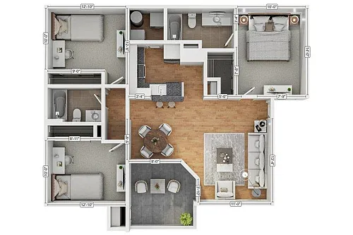 Floor plan 3A2