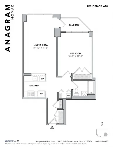 Floor plan A18