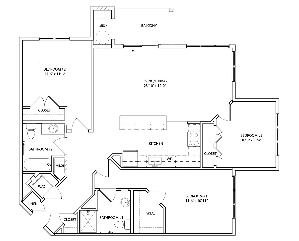 Floor plan C2A