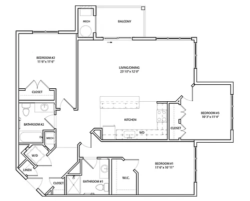 Floor plan C2A