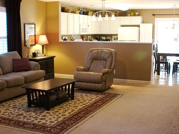 Living Area and Kitchen