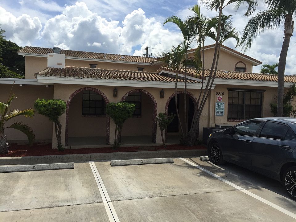 Front view of apartment building