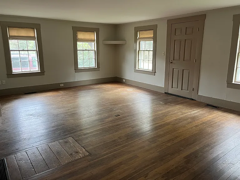 View showing living room front door