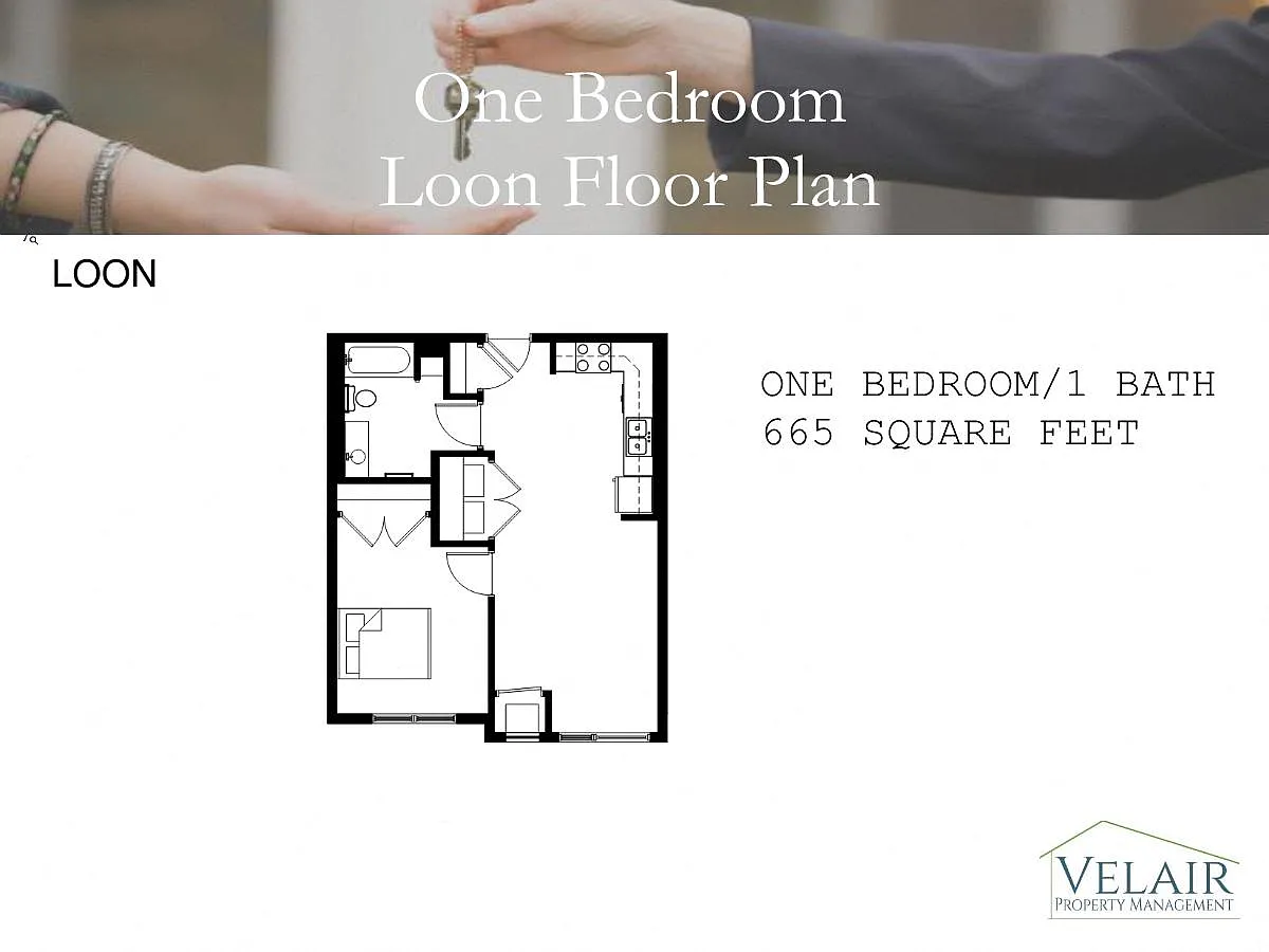 Floor plan 1 Bedrooms