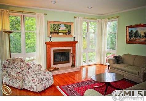 Great room fireplace