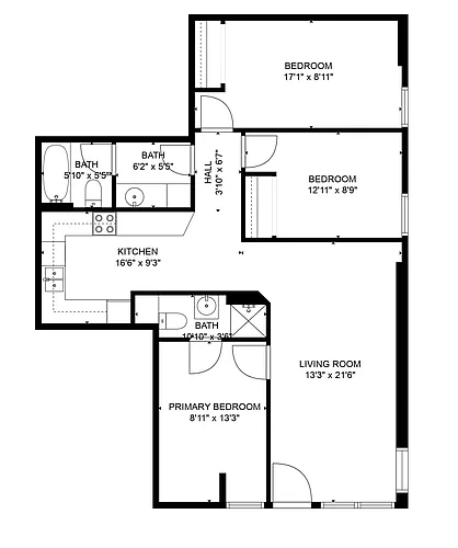 Floor plan 3X2