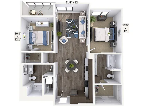 Floor plan B3-1043