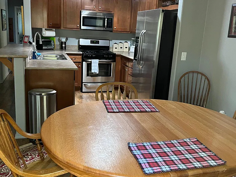 Kitchen + Dining area