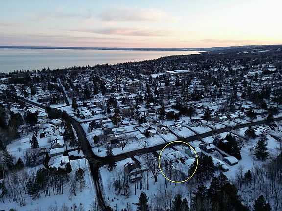Aerial view looking SW towards the rest of Duluth