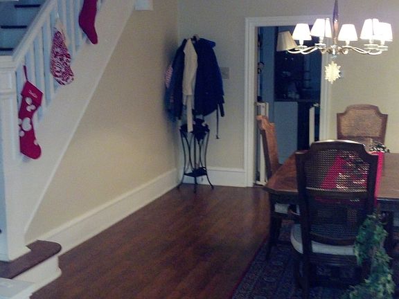 Open floor plan for LR/DR