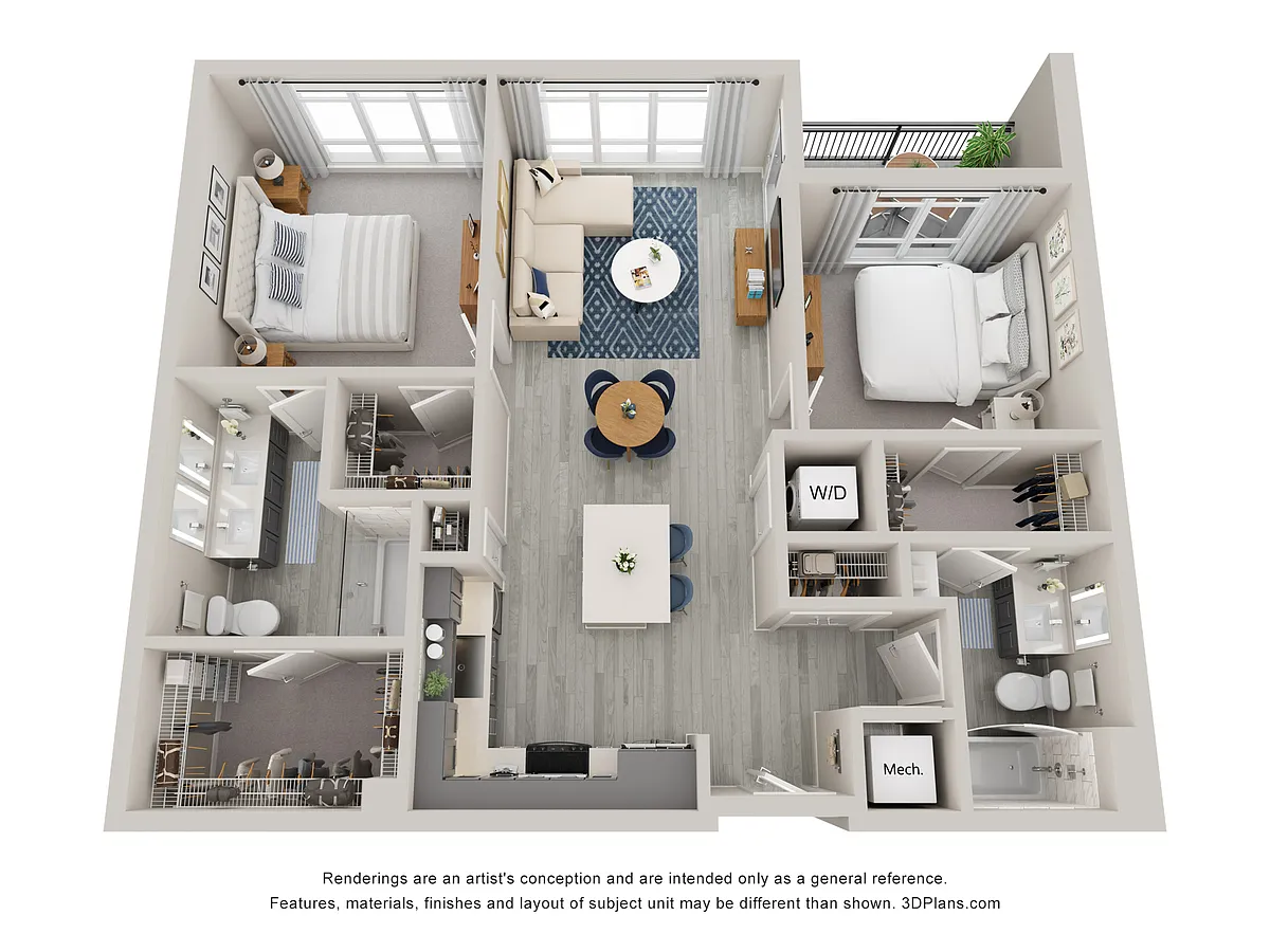 Floor plan B4WDU