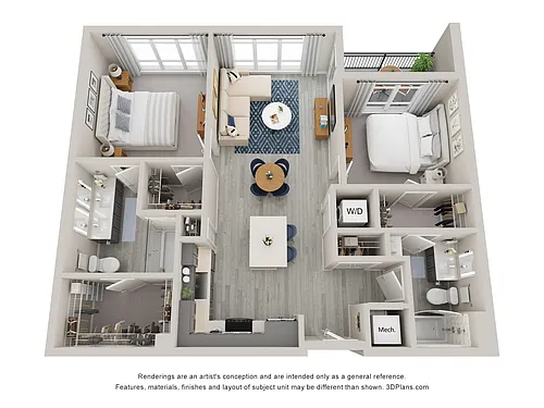 Floor plan B4WDU