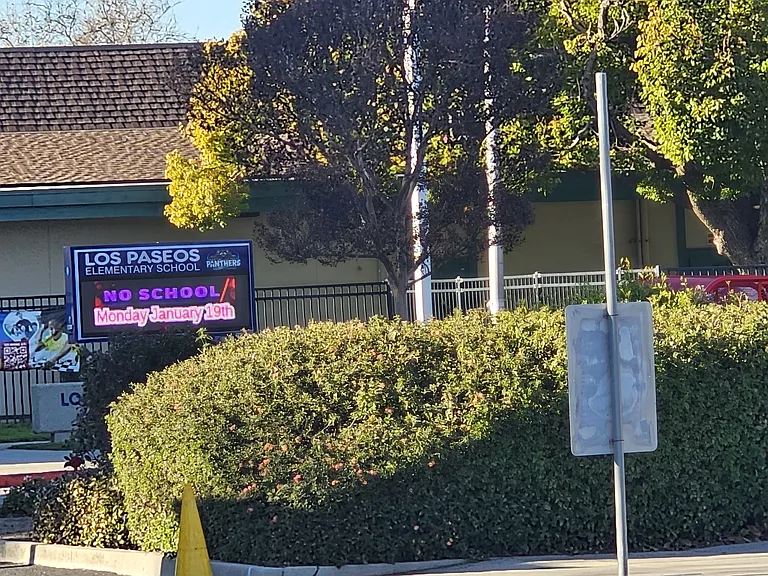 Los paseos elementary school 0.1 mile walking
